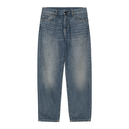 Carhartt WIP Aaron Pant - Blue Dark Used Wash