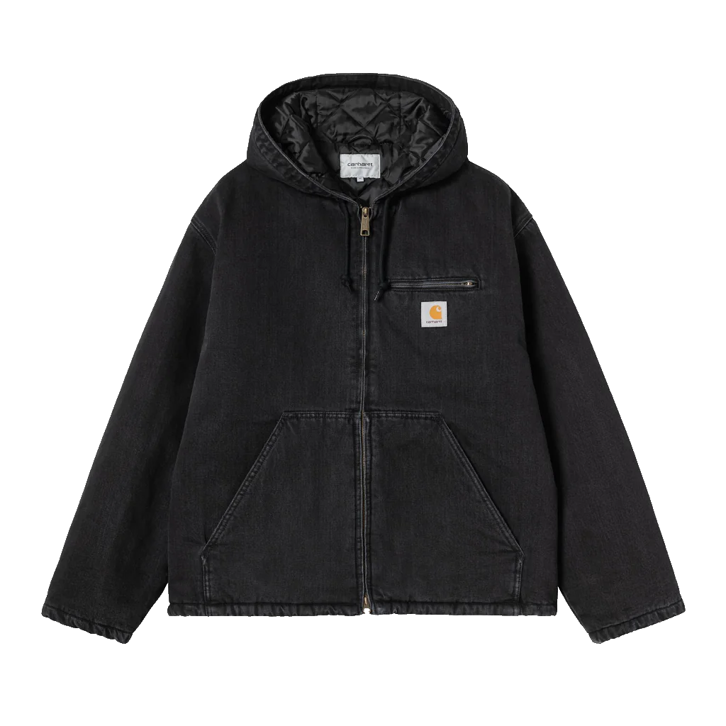 Carhartt WIP Cleveland Jacket - Black Stone Wash