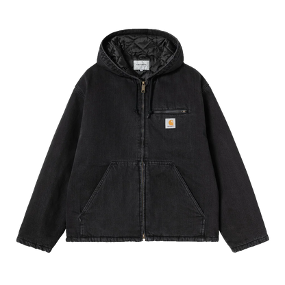 Carhartt WIP Cleveland Jacket - Black Stone Wash