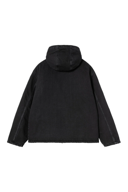 Carhartt WIP Cleveland Jacket - Black Stone Wash