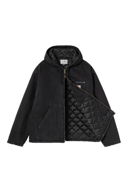 Carhartt WIP Cleveland Jacket - Black Stone Wash