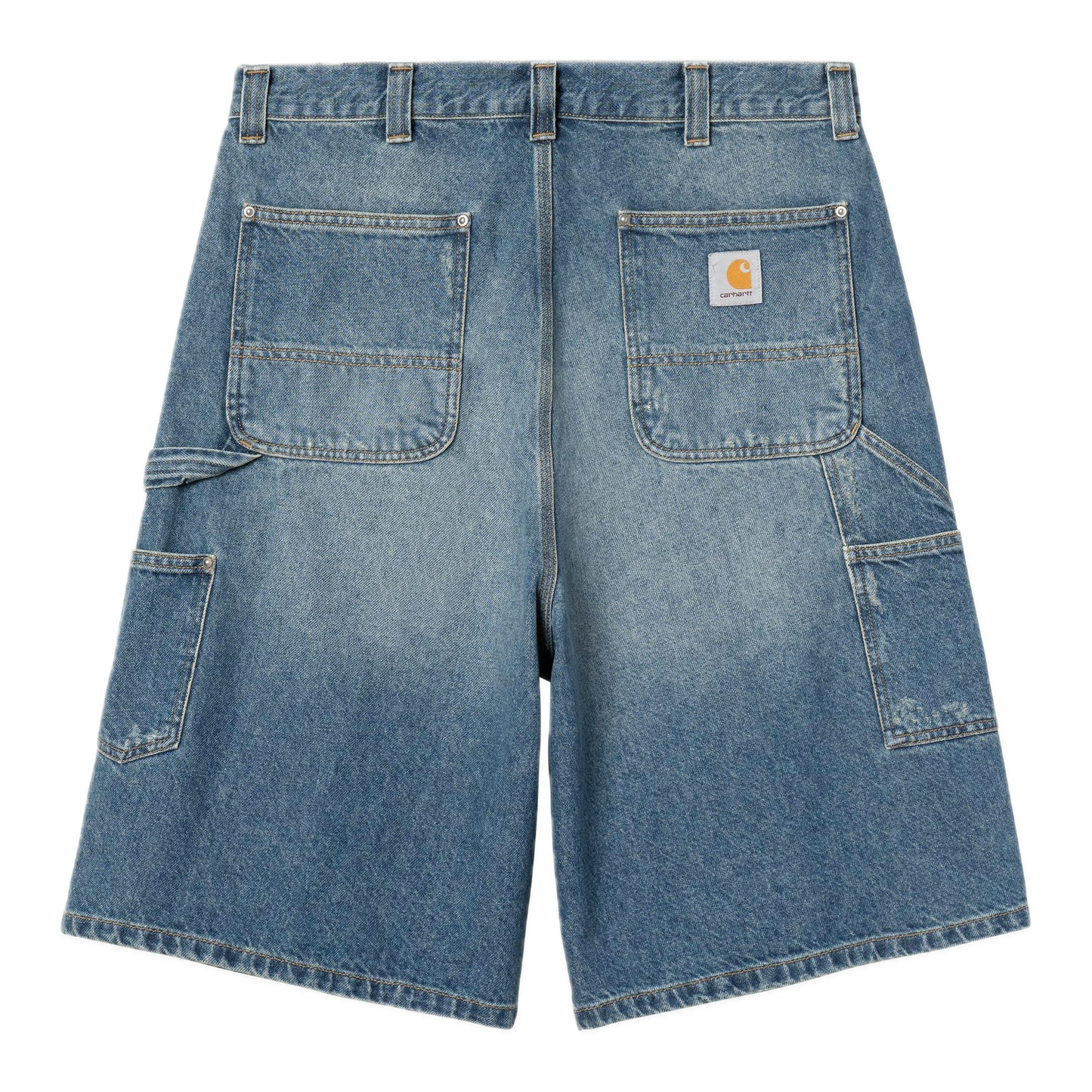 Carhartt WIP OG Aden Double Knee Short - Blue Grind Wash