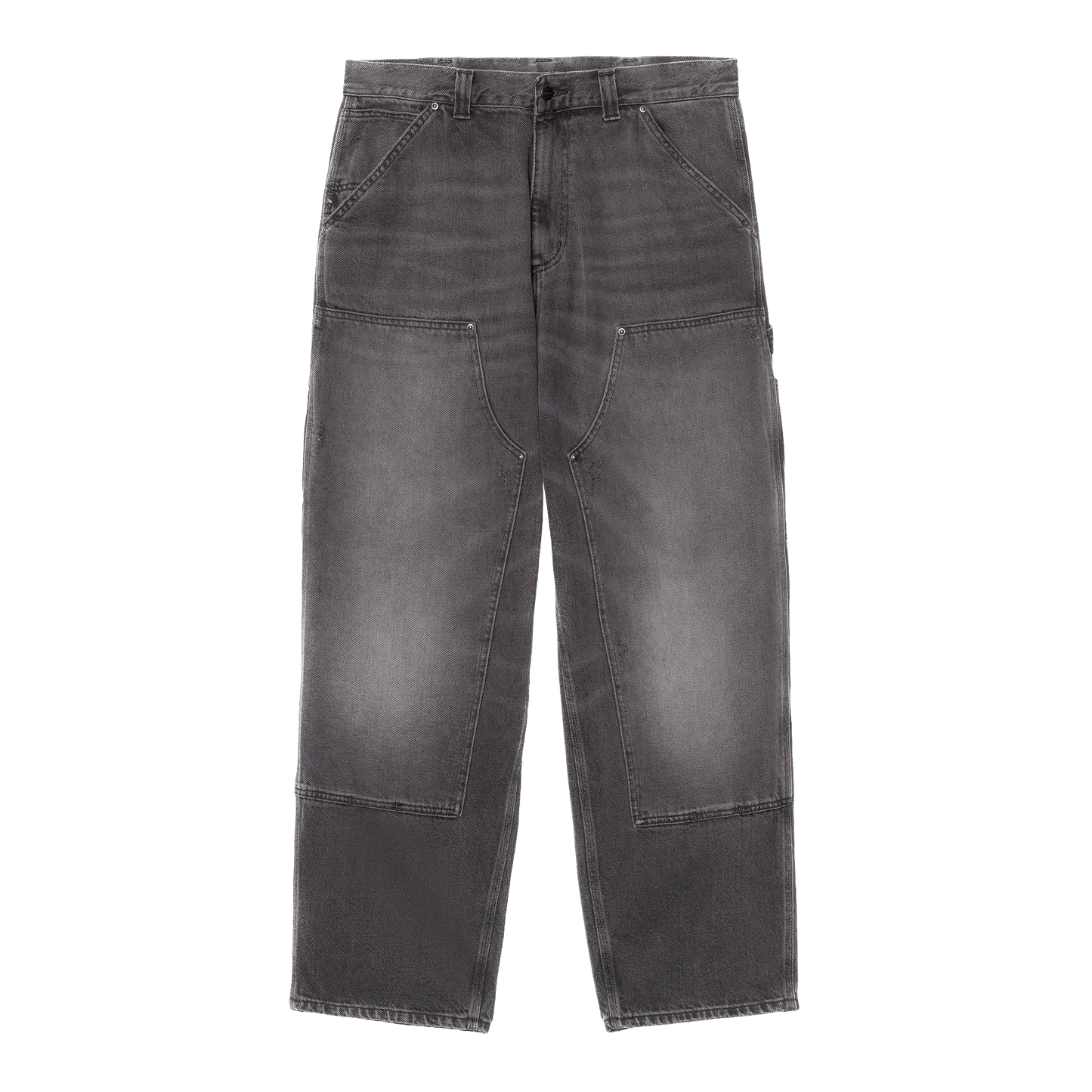 Carhartt WIP OG Double Knee Pant - Black Grind Wash