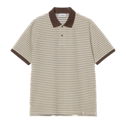 Carhartt WIP Dion Stripe Polo - Wax