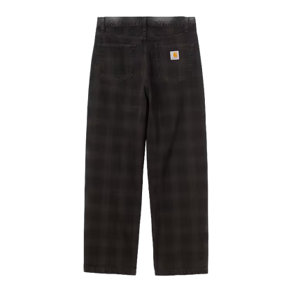 Carhartt WIP Everson Pant - Everson Print/Black/Palisander Garment Dyed