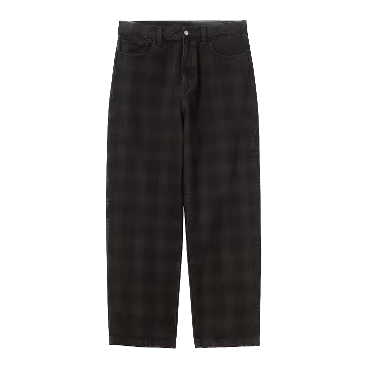 Carhartt WIP Everson Pant - Everson Print/Black/Palisander Garment Dyed