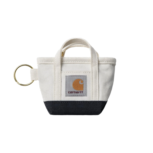 Carhartt WIP Mini Tote Bag Keychain - Natural/Blue