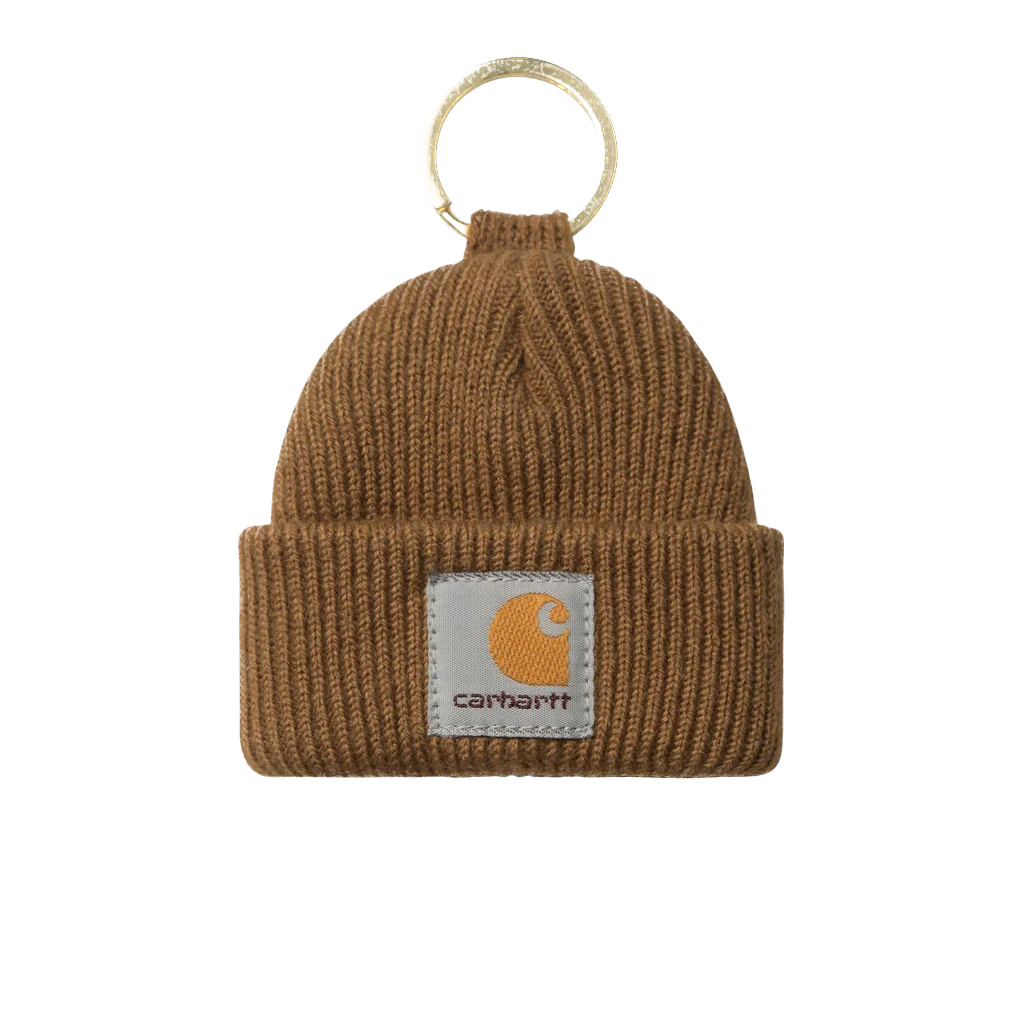 Carhartt WIP Mini Watch Hat Keychain - Hamilton Brown