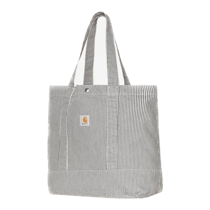 Carhartt WIP Mercer Stripe Tote Bag - Graphite/Stone Washed
