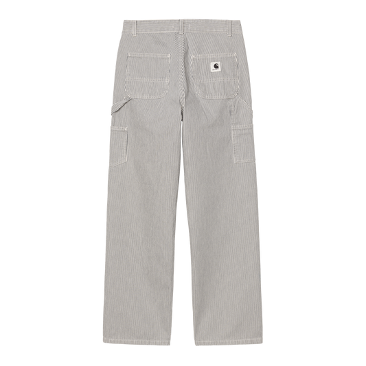 Carhartt WIP Women's Mercer Stripe Pant - Graphite/Wax Stone Washed