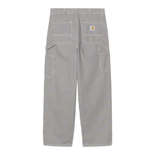 Carhartt WIP Mercer Stripe Single Knee Pant - Graphite/Wax Stone Washed