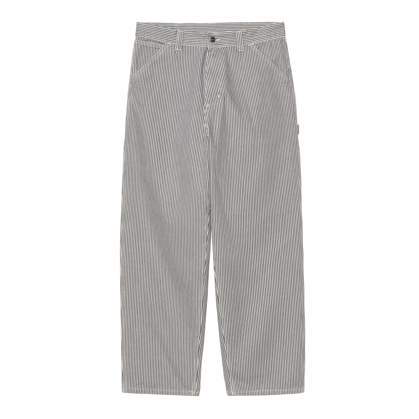 Carhartt WIP Mercer Stripe Single Knee Pant - Graphite/Wax Stone Washed