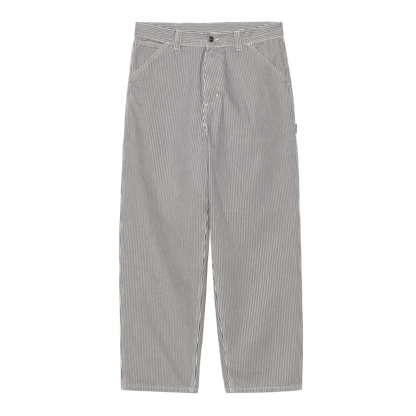 Carhartt WIP Mercer Stripe Single Knee Pant - Graphite/Wax Stone Washed
