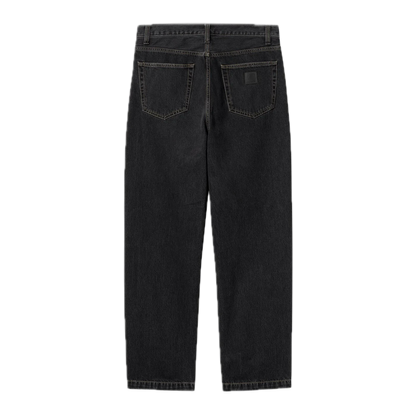 Carhartt WIP Aaron Pant - Black Stone Washed Camano