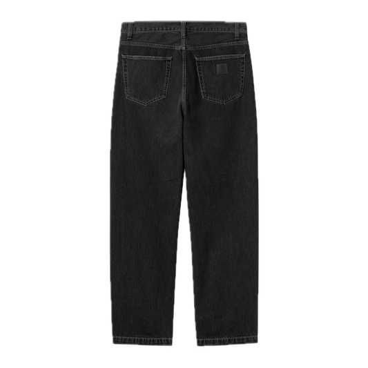 Carhartt WIP Aaron Pant - Black Stone Washed Camano