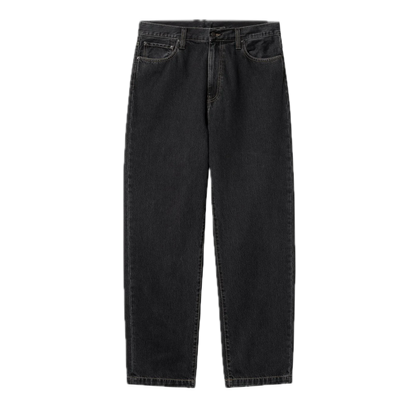 Carhartt WIP Aaron Pant - Black Stone Washed Camano