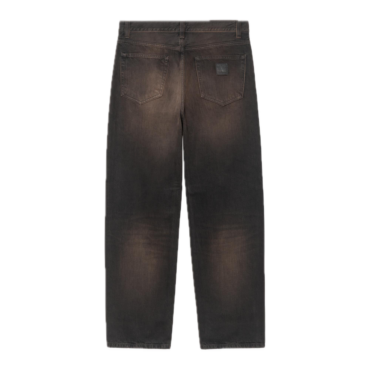 Carhartt WIP Aaron Pant - Black Tobacco Used Wash