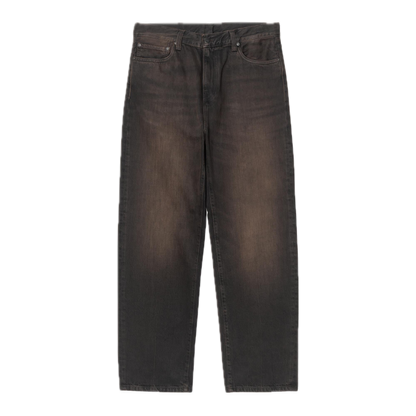 Carhartt WIP Aaron Pant - Black Tobacco Used Wash