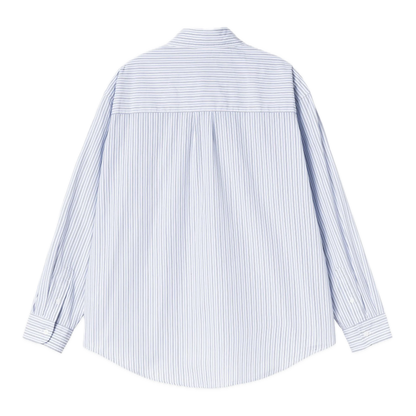Carhartt WIP Keene Longsleeve Stripe Shirt - White