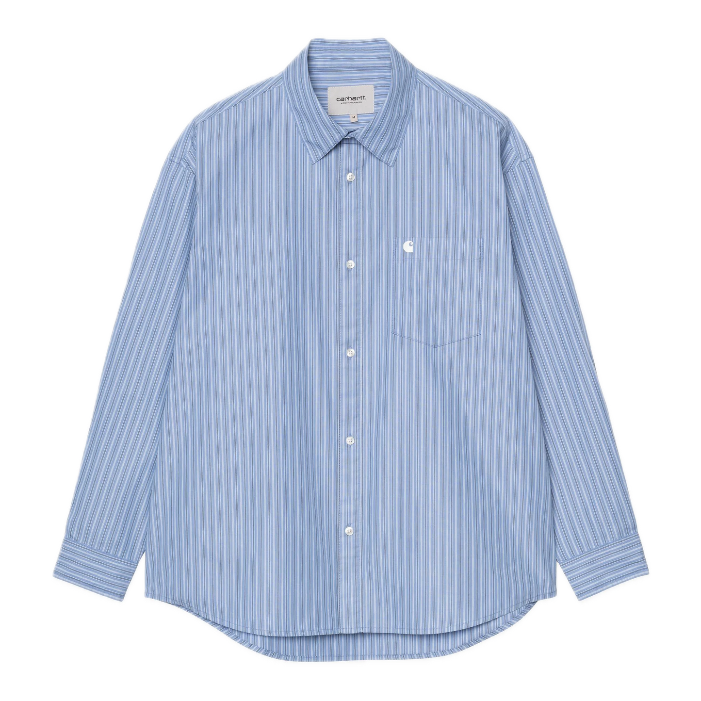 Carhartt WIP Keene Longsleeve Stripe Shirt - Curacao