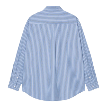 Carhartt WIP Keene Longsleeve Stripe Shirt - Curacao