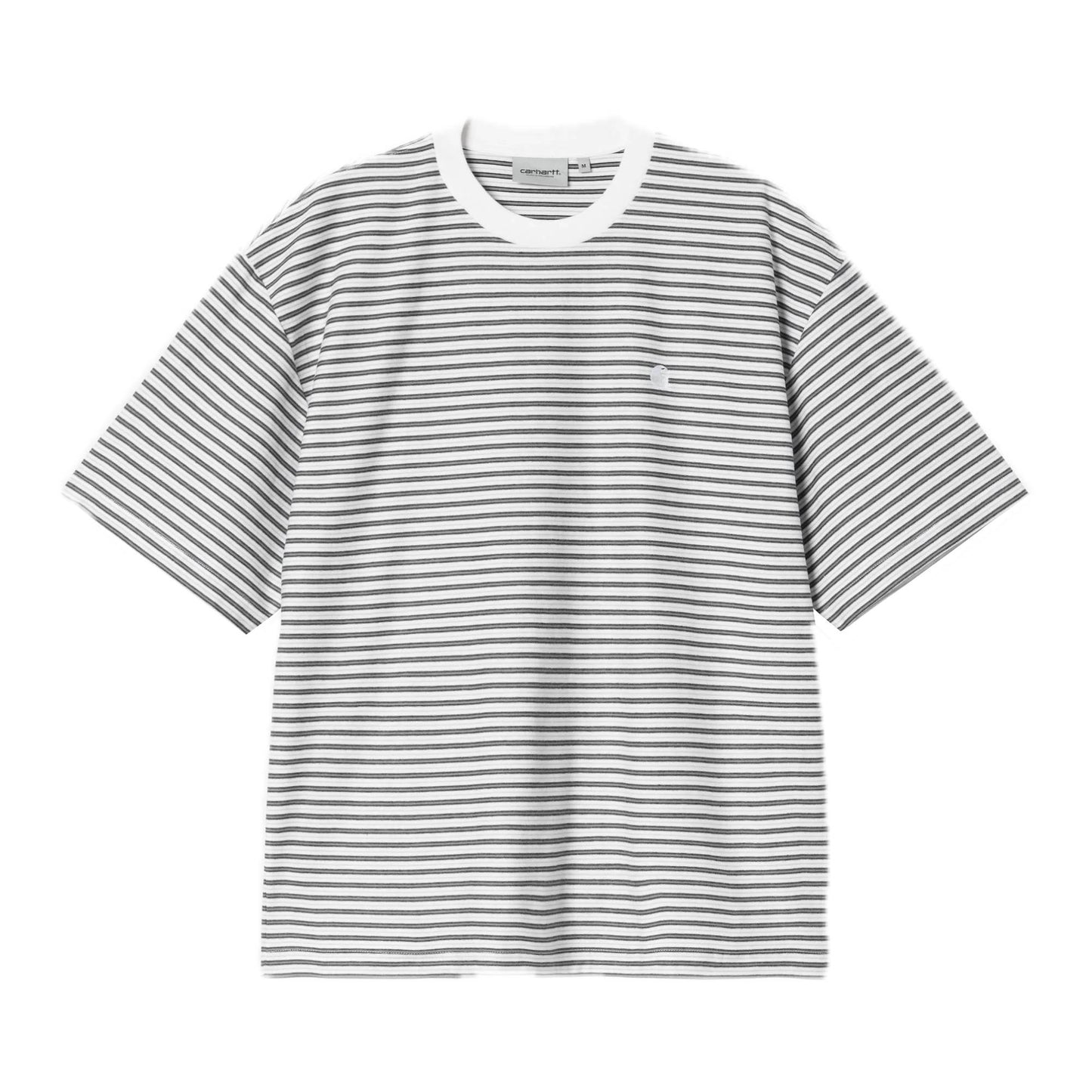 Carhartt WIP Dupree Striped Tee - White