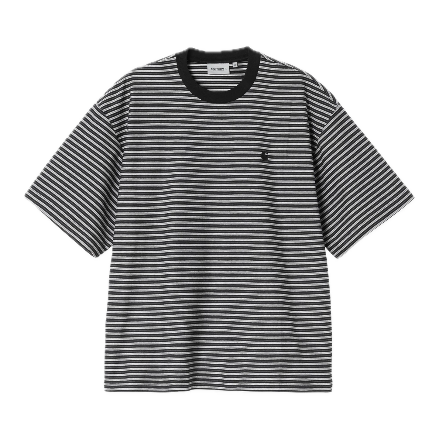 Carhartt WIP Dupree Striped Tee - Black
