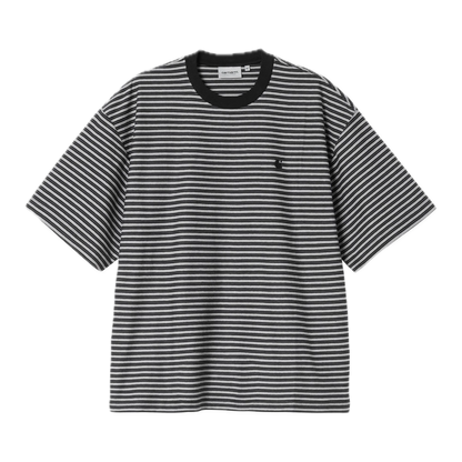 Carhartt WIP Dupree Striped Tee - Black