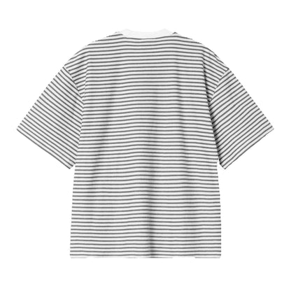 Carhartt WIP Dupree Striped Tee - White