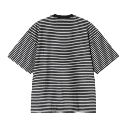 Carhartt WIP Dupree Striped Tee - Black