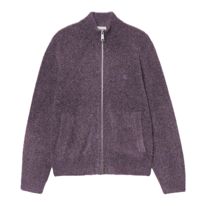 Carhartt WIP Curtis Sweater Jacket - Tangled Shady Purple