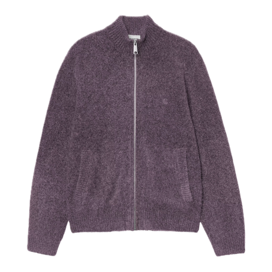 Carhartt WIP Curtis Sweater Jacket - Tangled Shady Purple