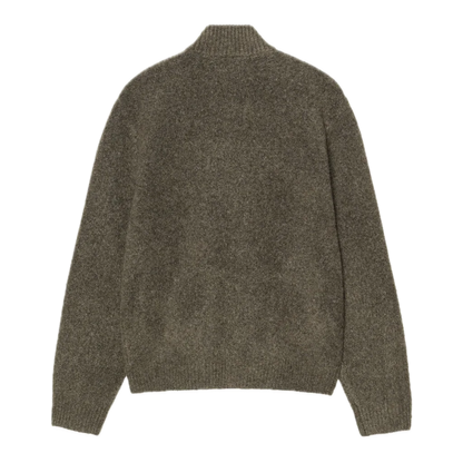 Carhartt WIP Curtis Sweater Jacket - Tangled Shungite