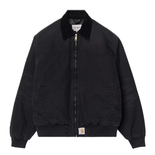 Carhartt WIP OG Sante Fe Jacket - Black/Black Stone Canvas