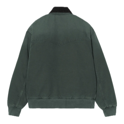 Carhartt WIP OG Santa Fe Jacket - Raven Green/Black (Stone Canvas)