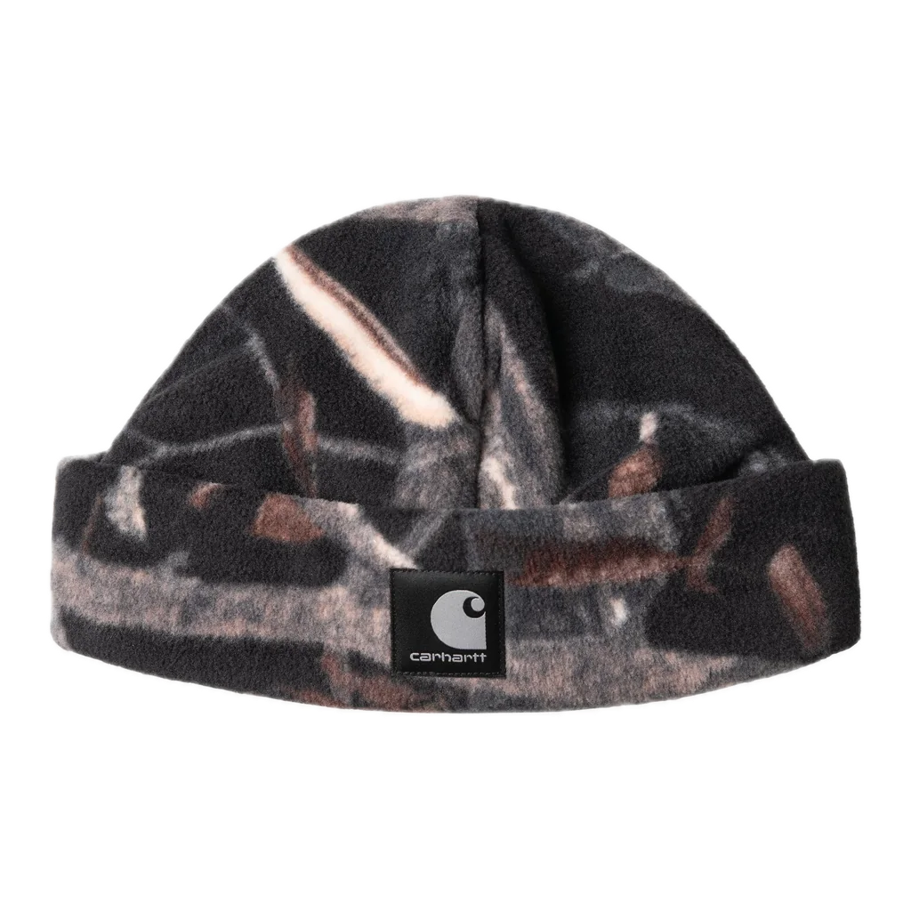 Carhartt WIP Blevin Beanie - Camo Feather Tree/Black