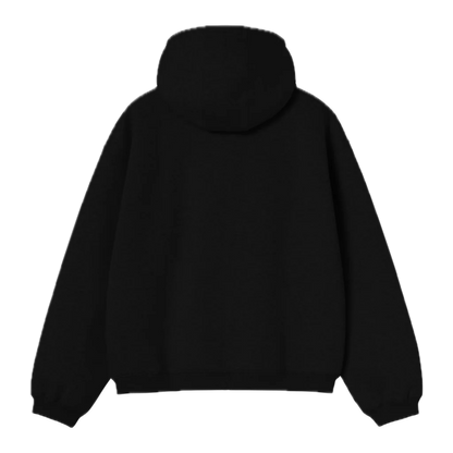 Carhartt WIP Hooded Ebbert Sweat Jacket - Black/White