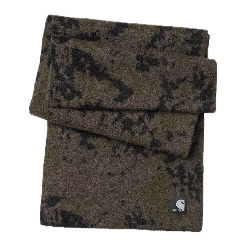 Carhartt WIP Camo Disperse Scarf - Camo Disperse Jacquard/Black