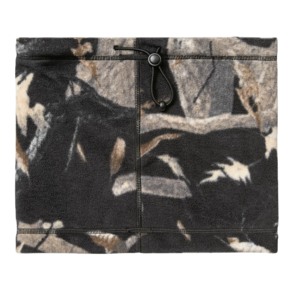 Carhartt WIP Blevin Neckwarmer - Camo Feather Tree/Black