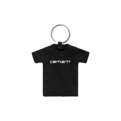 Carhartt WIP Mini Script T-Shirt Keychain - Black