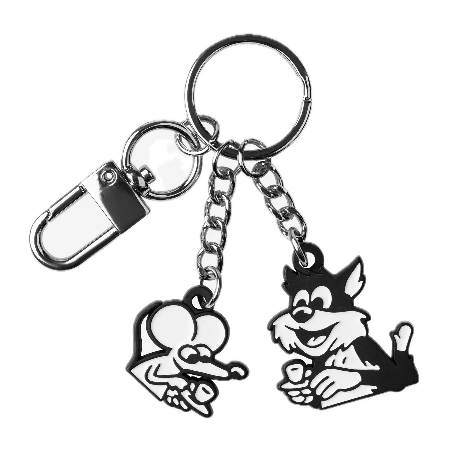 Carhartt WIP Coffee Break Keychain - Black/White