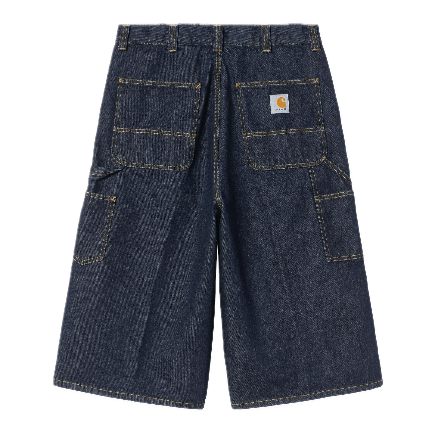 Carhartt WIP OG Double Knee Long Short - Blue Rinsed