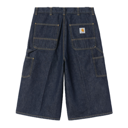 Carhartt WIP OG Double Knee Long Short - Blue Rinsed