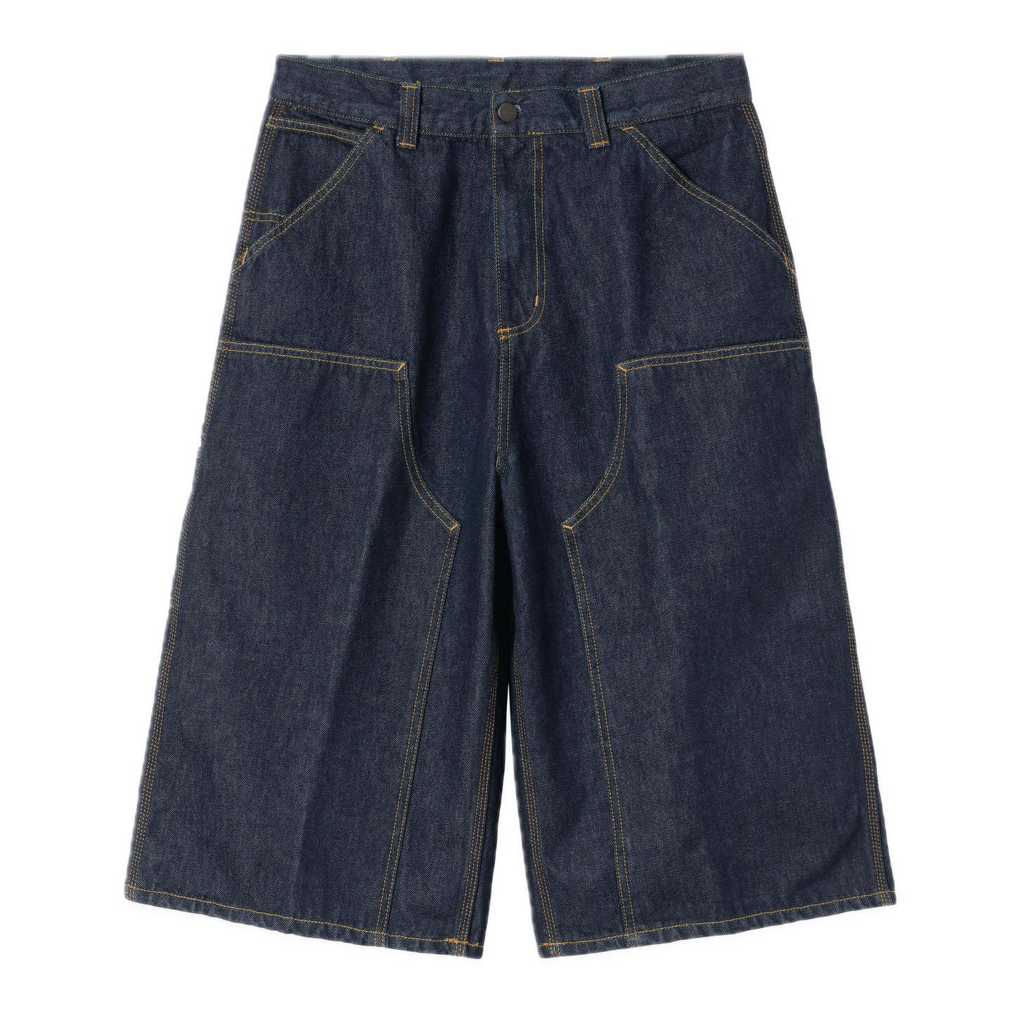 Carhartt WIP OG Double Knee Long Short - Blue Rinsed