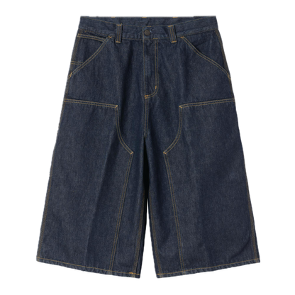 Carhartt WIP OG Double Knee Long Short - Blue Rinsed