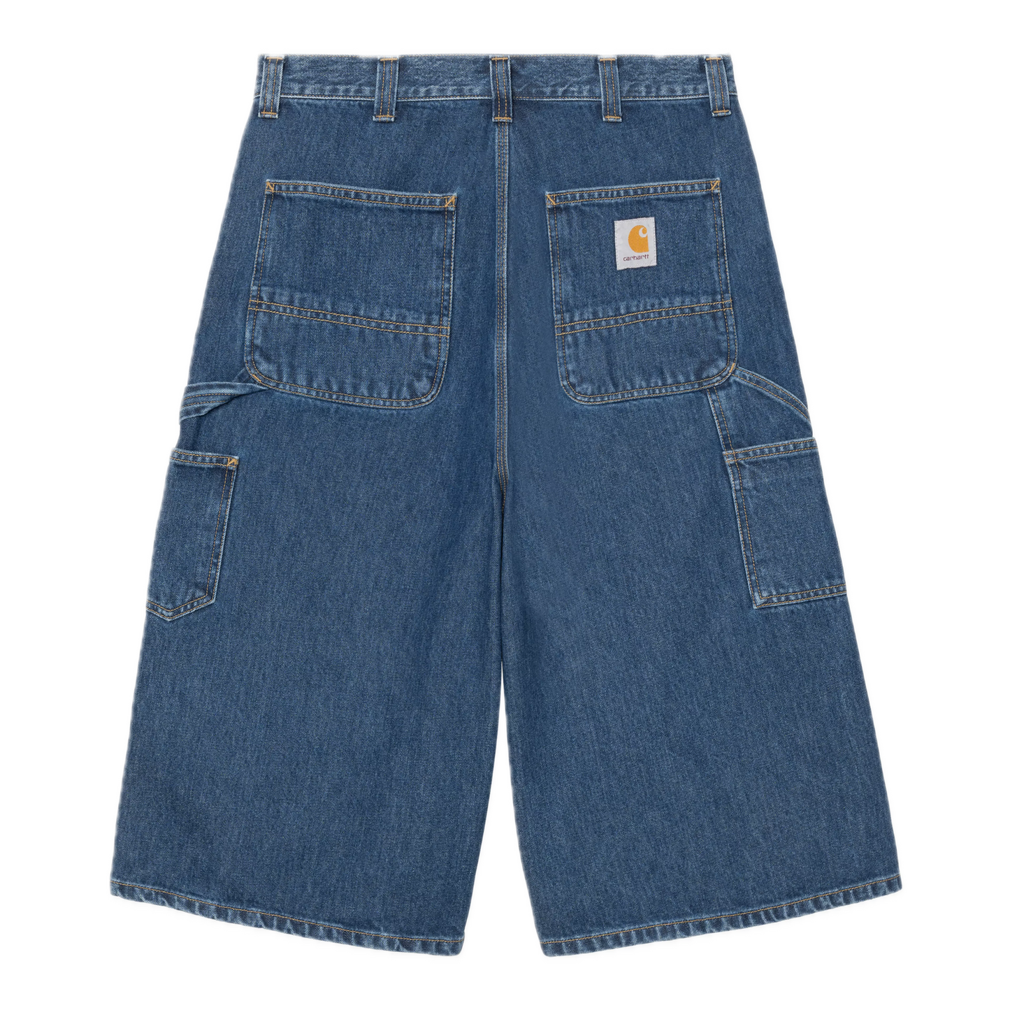 Carhartt WIP OG Double Knee Long Short - Blue Stone Washed
