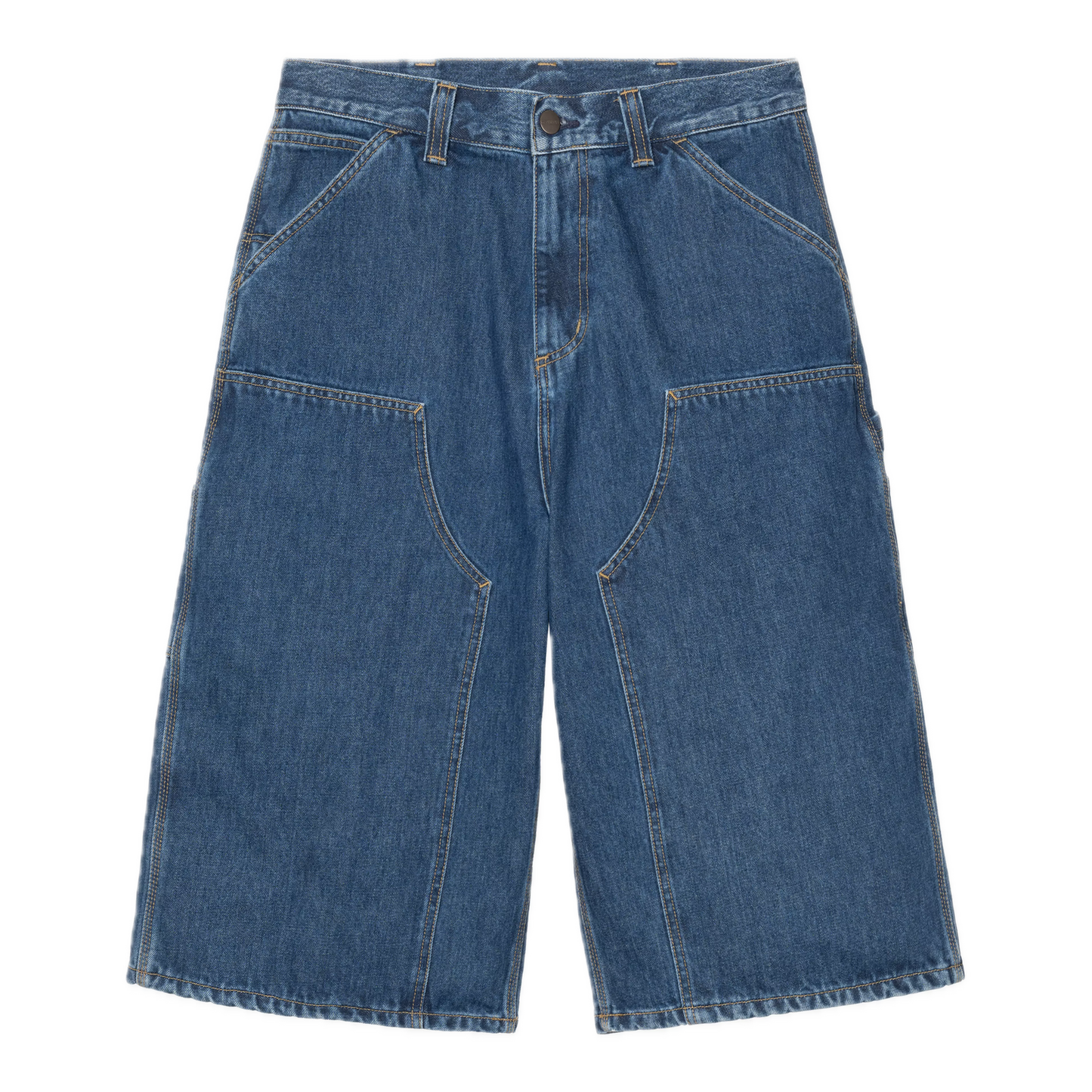 Carhartt WIP OG Double Knee Long Short - Blue Stone Washed