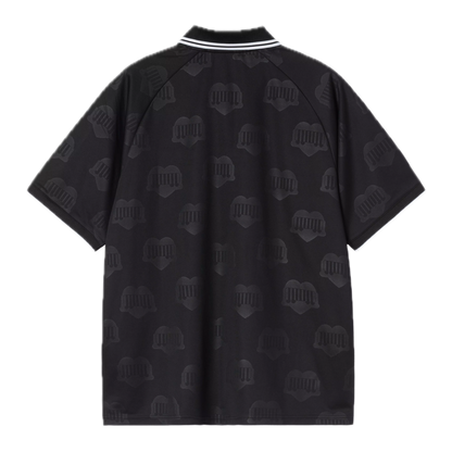 Carhartt WIP Terrace Football Shirt - Heart Train Jacquard/Black