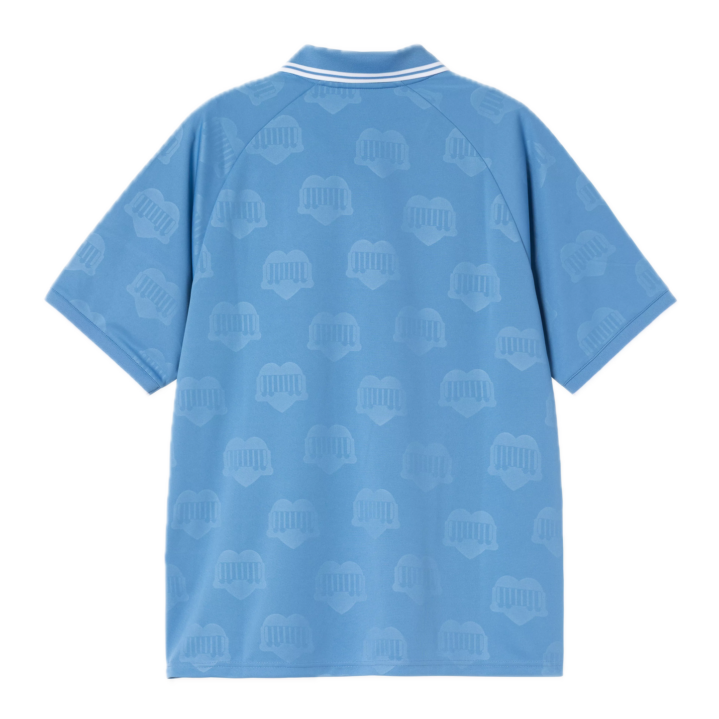 Carhartt WIP Terrace Football Shirt - Heart Train Jacquard/Curacao