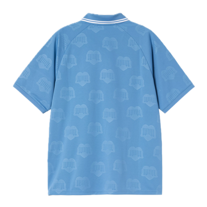 Carhartt WIP Terrace Football Shirt - Heart Train Jacquard/Curacao
